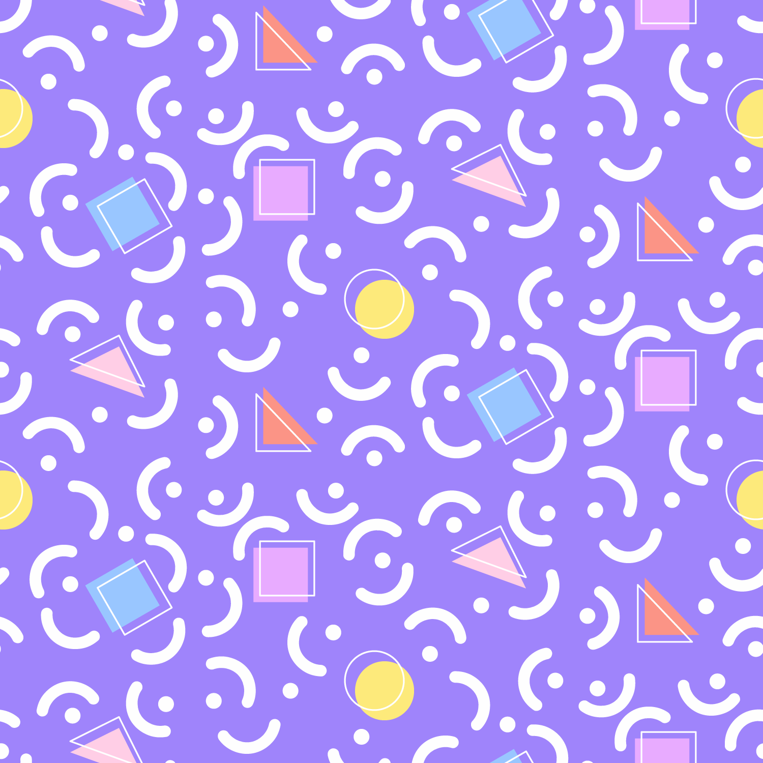 90s Aesthetic - Patterns / Memphis Patterns